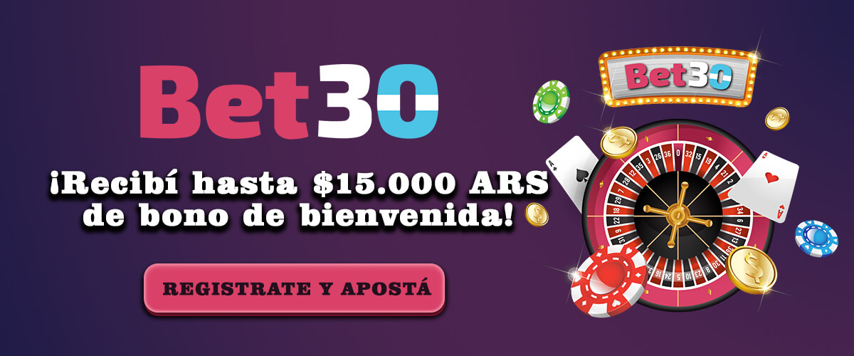 Bet30 desktop banner